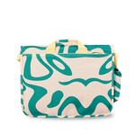 Thomas Laptop Messenger Bag in Green Swirl - JWorldstore