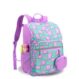 Junior Backpack With Lunch Box For School in Puffy Flower - JWorldstore
