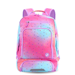 Packmate 2 in 1 Backpack With Built-in Lunch Bag in Confetti - JWorldstore