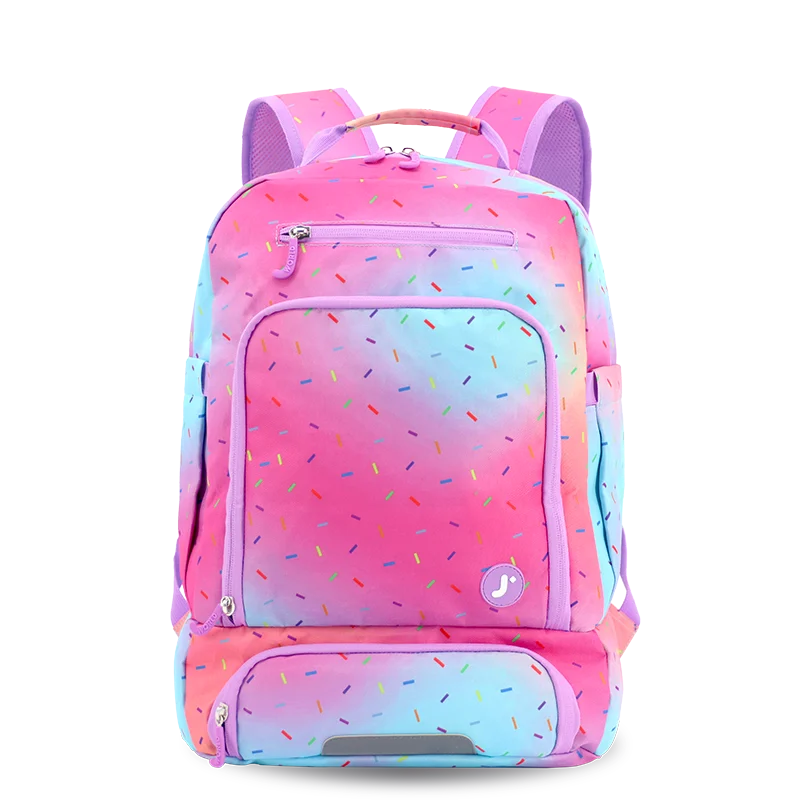 Packmate 2 in 1 Backpack With Built-in Lunch Bag in Confetti - JWorldstore