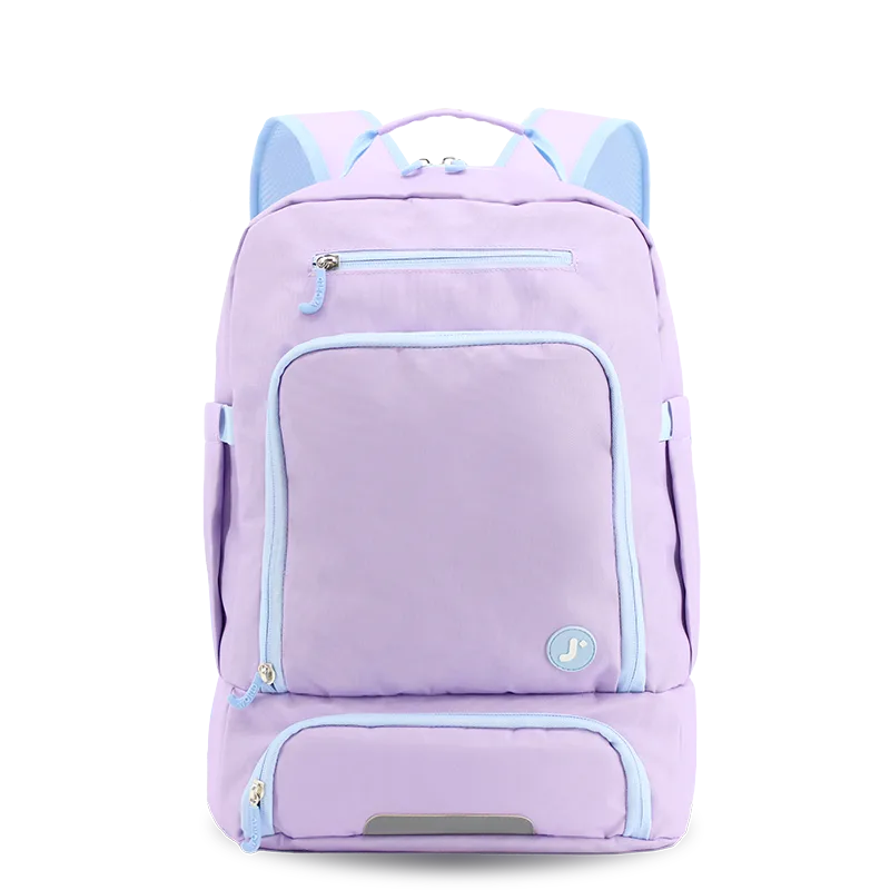 Packmate 2 in 1 Backpack With Built-in Lunch Bag in Purple - JWorldstore