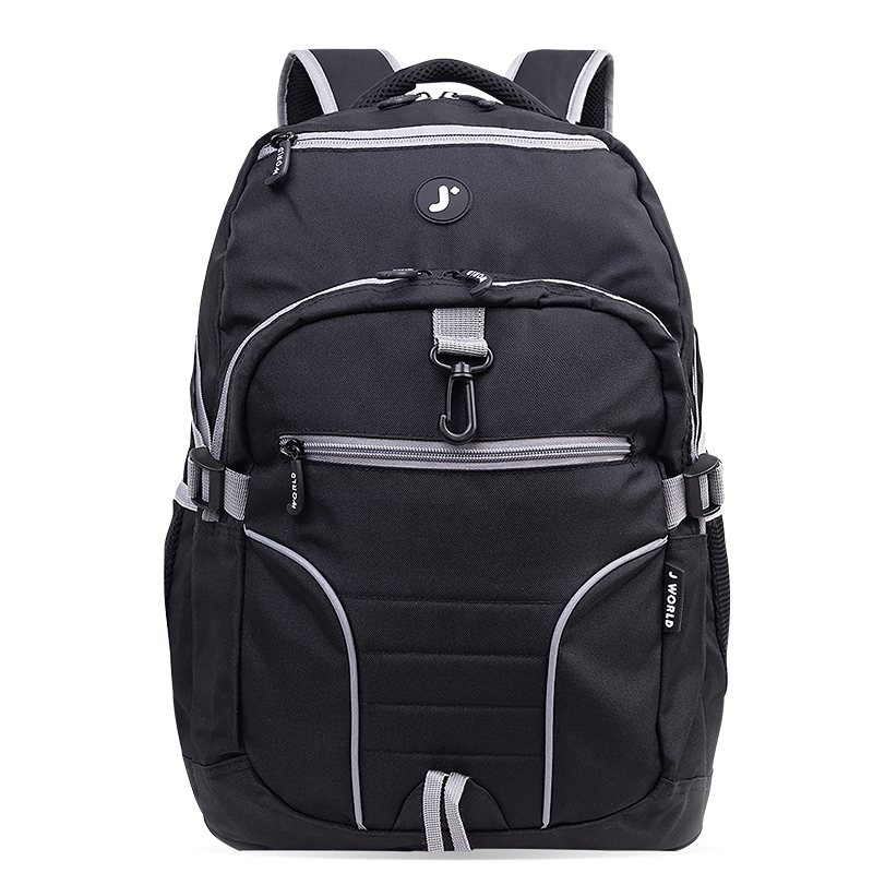 atomi travel foldable backpack J World Atom 18.5 inch Multi-Compartment Laptop Backpack For School And Travel, Black, Women's