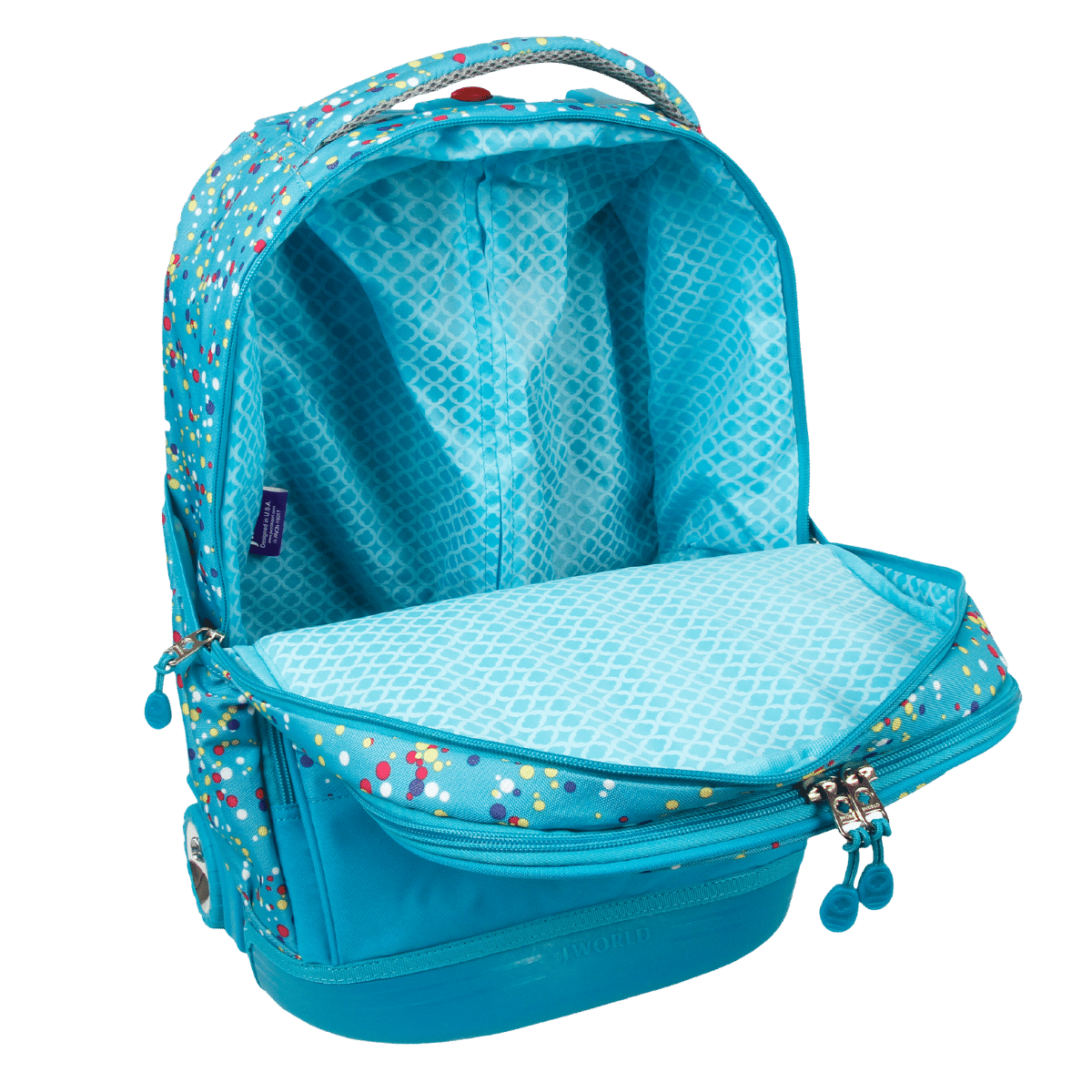Duo Rolling Backpack With Detachable Lunch Box Set (18 Inch) - JWorldstore