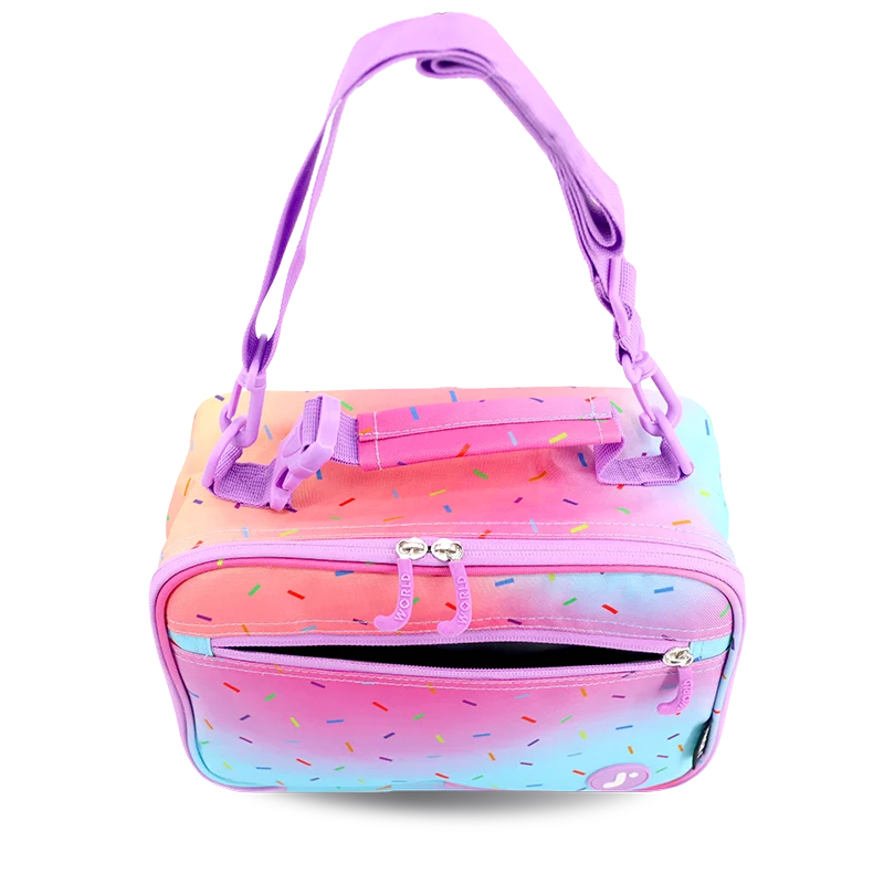 Cody Lunch Bag With Shoulder Strap in Confetti - JWorldstore