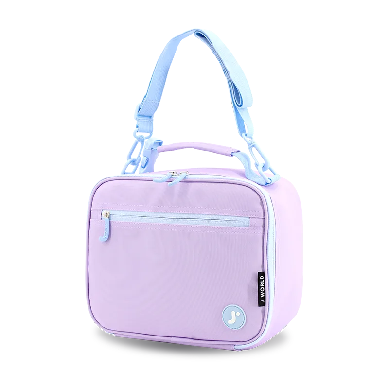 Cody Lunch Bag With Shoulder Strap in Purple - JWorldstore