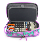 Doodle Pencil Case with Handle Strap in Puffy Flower - JWorldstore