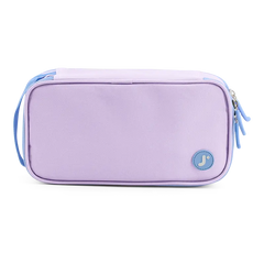 Doodle Pencil Case with Handle Strap in Purple - JWorldstore