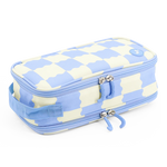 Doodle Pencil Case with Handle Strap in Wiggle Blue - JWorldstore