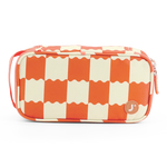 Doodle Pencil Case with Handle Strap in Wiggle Coral - JWorldstore