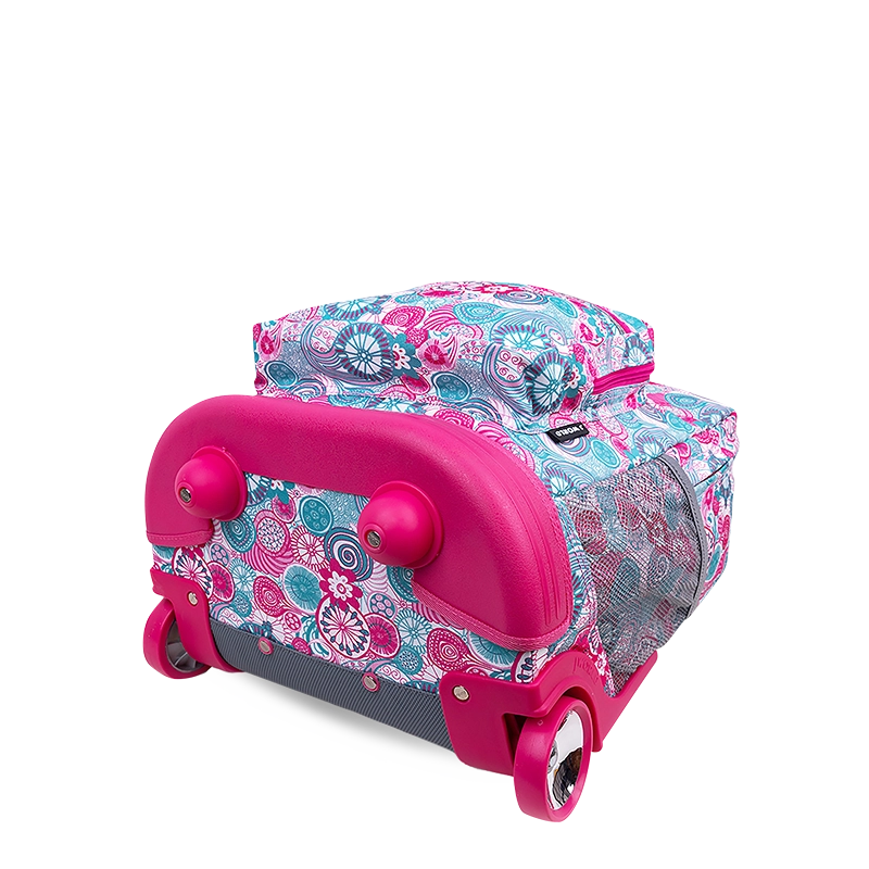 Sunrise Rolling Backpack (18 Inch) in Blue Raspberry - JWorldstore