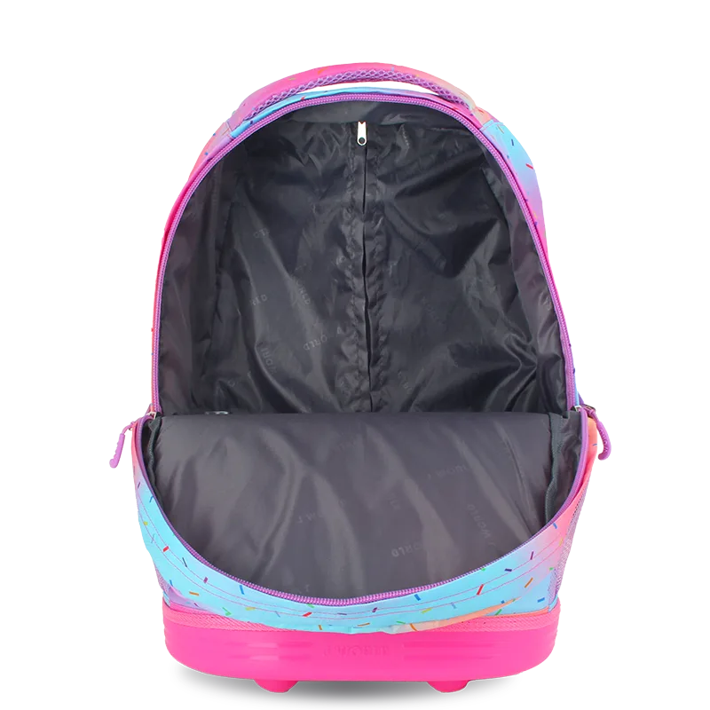 Sunrise Rolling Backpack (18 Inch) in Confetti - JWorldstore
