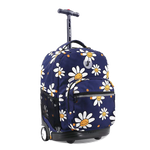 Sunrise Rolling Backpack (18 Inch) in Joy Daisy - JWorldstore