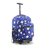 Sunrise Rolling Backpack (18 Inch) in Puffy Star - JWorldstore