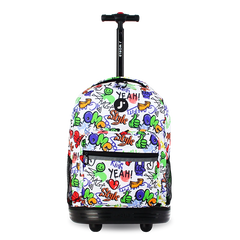Sunrise Rolling Backpack (18 Inch) in Street Art - JWorldstore