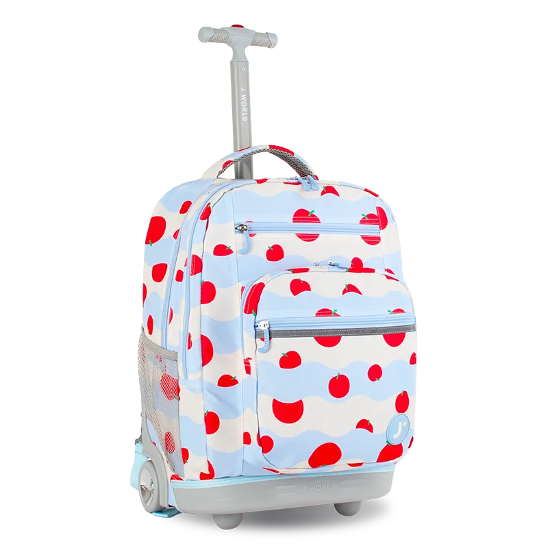 Sundance Laptop Rolling Backpack (20 Inch) in Floating Apple - JWorldstore