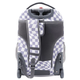 Sundance Laptop Rolling Backpack (20 Inch) in Lavender Checkers - JWorldstore