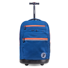 Sundance Laptop Rolling Backpack (20 Inch) in Navy - JWorldstore