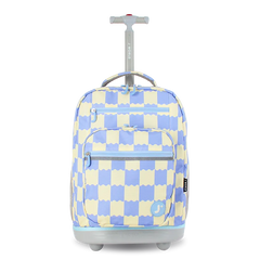 Sundance Laptop Rolling Backpack (20 Inch) in Wiggle Blue - JWorldstore
