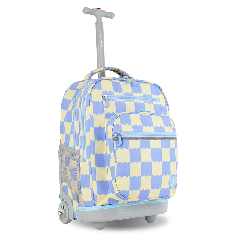 Sundance Laptop Rolling Backpack (20 Inch) in Wiggle Blue - JWorldstore