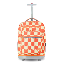 Sundance Laptop Rolling Backpack (20 Inch) in Wiggle Coral - JWorldstore