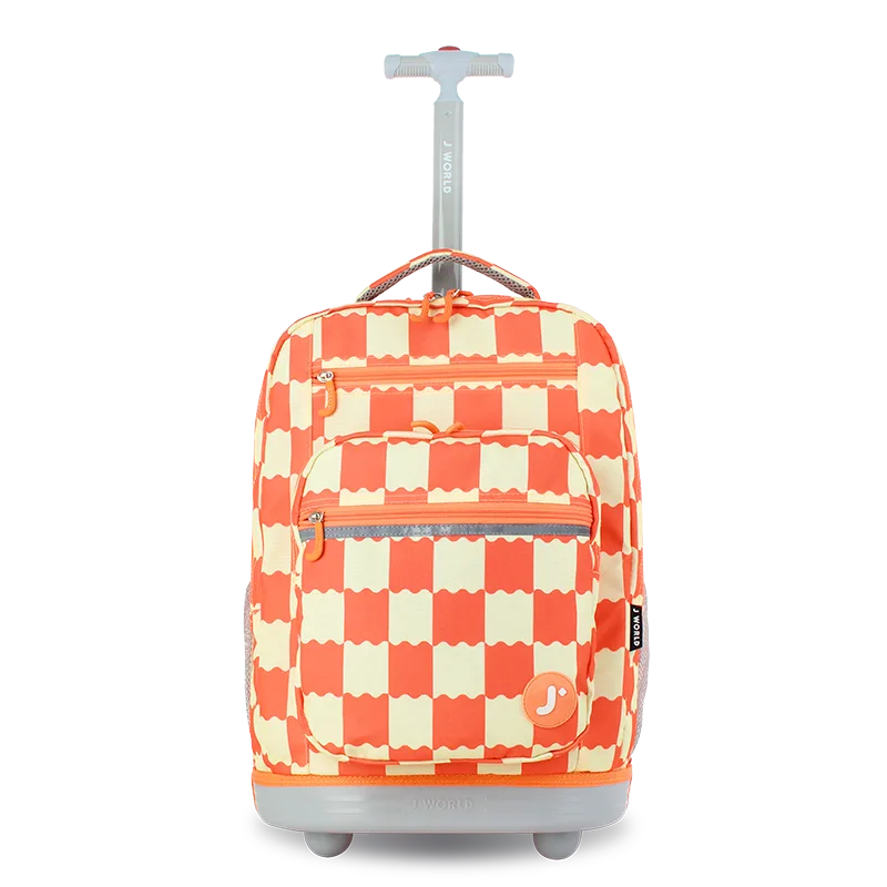 Sundance Laptop Rolling Backpack (20 Inch) in Wiggle Coral - JWorldstore