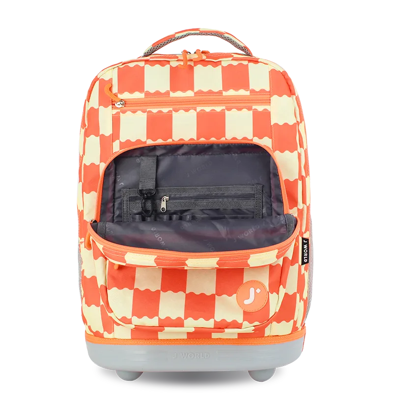 Sundance Laptop Rolling Backpack (20 Inch) in Wiggle Coral - JWorldstore