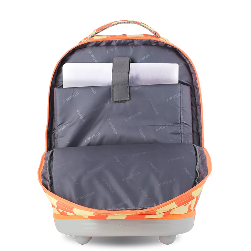 Sundance Laptop Rolling Backpack (20 Inch) in Wiggle Coral - JWorldstore