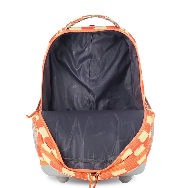 Sundance Laptop Rolling Backpack (20 Inch) in Wiggle Coral - JWorldstore