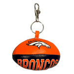 Denver Broncos NFL Softee Football Keychain - JWorldstore