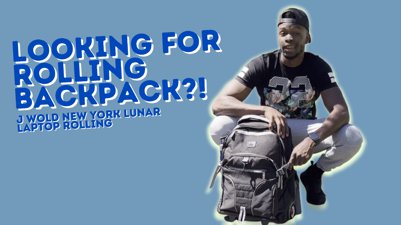 The essentials before going back to school - ROLLING BACKPACK!