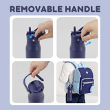 Flowee 14oz Insulated Water Bottle in Navy