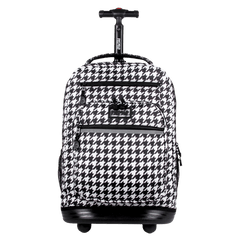 Sundance Laptop Rolling Backpack (20 Inch) in Houndstooth - Final Sale - JWorldstore