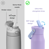 Flowee 14oz Insulated Water Bottle in Purple