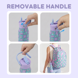 Flowee 22oz Insulated Water Bottle in Puffy Flower