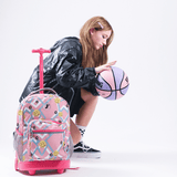 Sunrise Rolling Backpack (18 Inch) in Basketbally - Final Sale