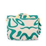 Thomas Laptop Messenger Bag in Green Swirl - JWorldstore