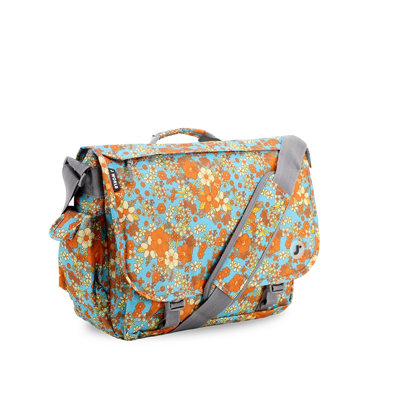 Thomas Laptop Messenger Bag in Retro Bloom - JWorldstore