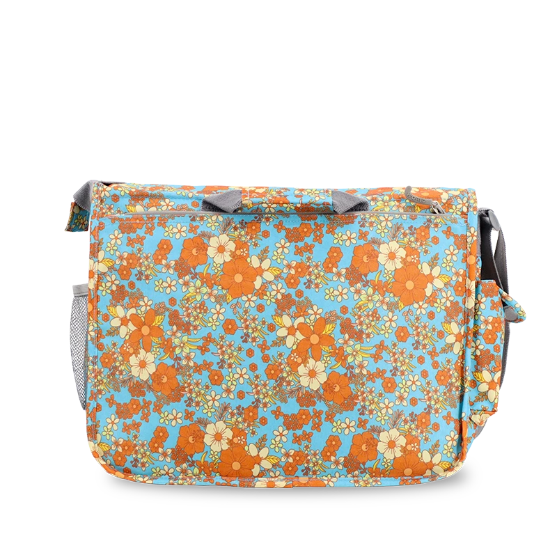 Thomas Laptop Messenger Bag in Retro Bloom - JWorldstore