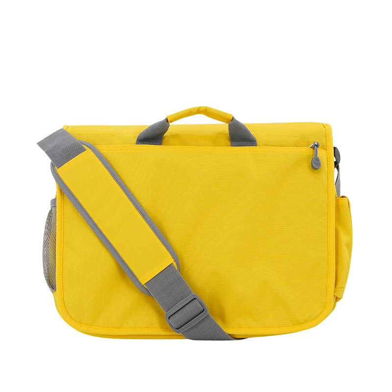 Thomas Laptop Messenger Bag in Tangerine Yellow - Final Sale - JWorldstore