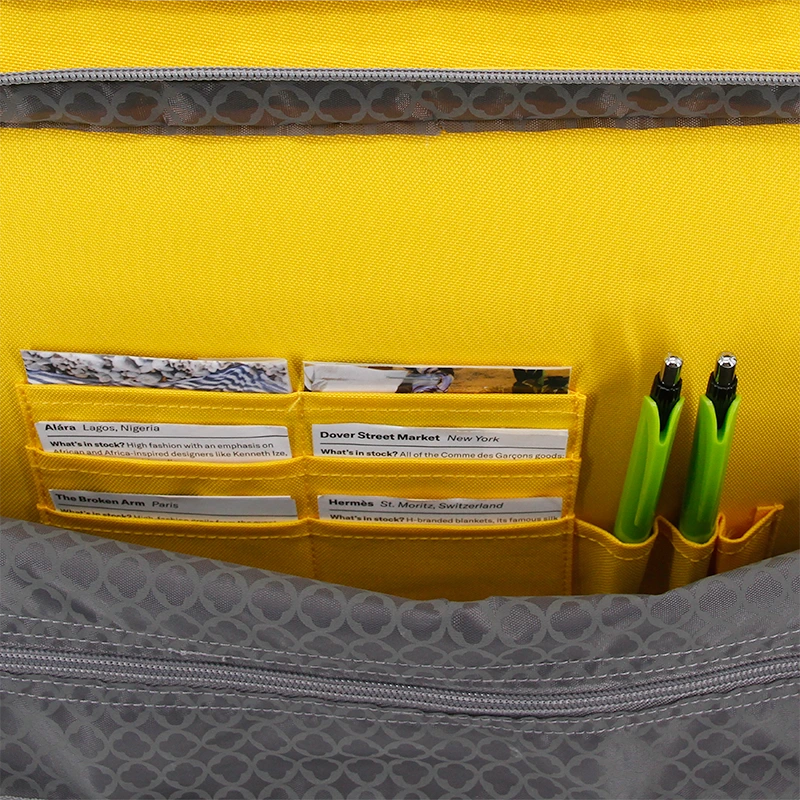Thomas Laptop Messenger Bag in Tangerine Yellow - Final Sale - JWorldstore