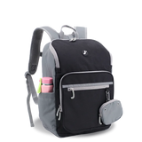 Junior Backpack With Lunch Box For School in Black