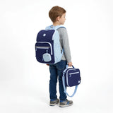 Junior Backpack With Lunch Box For School in Street Art - JWorldstore