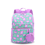 Junior Backpack With Lunch Box For School in Puffy Flower