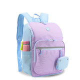 Junior Backpack With Lunch Box For School in Purple