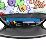 Junior Backpack With Lunch Box For School in Street Art