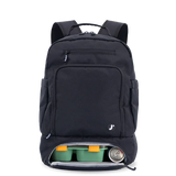 Packmate 2 in 1 Backpack With Built-in Lunch Bag in Black