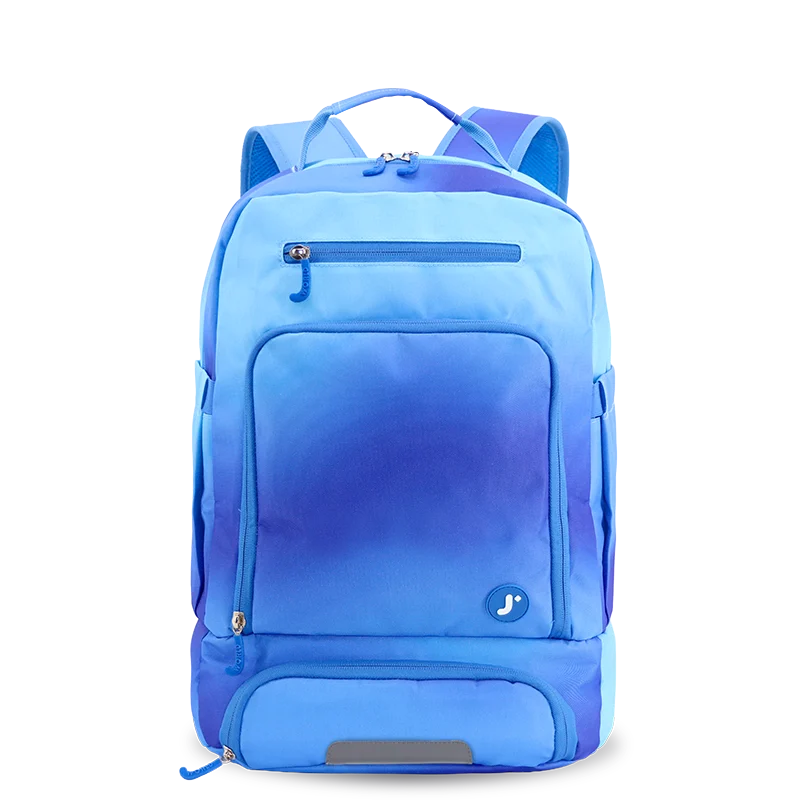 Packmate 2 in 1 Backpack With Built-in Lunch Bag in Blue Gradient - JWorldstore