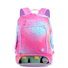Packmate 2 in 1 Backpack With Built-in Lunch Bag in Confetti - JWorldstore
