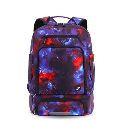 Packmate 2 in 1 Backpack With Built-in Lunch Bag in Galaxy - JWorldstore