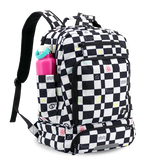 Packmate 2 in 1 Backpack With Built-in Lunch Bag in Icon Checkers